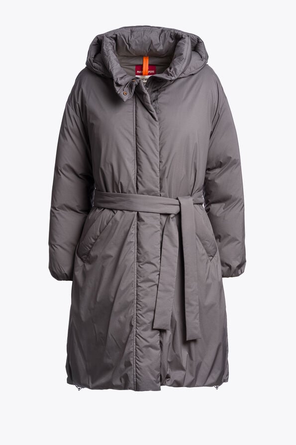 Parajumpers DERAS - LONG JACKET GRAPHITE ORCHID 26WMPWPUTA30P810124