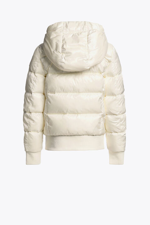 Parajumpers MARIAH - HOODED DOWN JACKET WARM IVORY 26WMPGPUSX92PGC0132