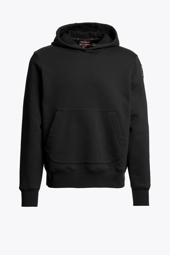 Parajumpers EVEREST - HOODED SWEATSHIRT BLACK 26WMPMFLEY22P160541