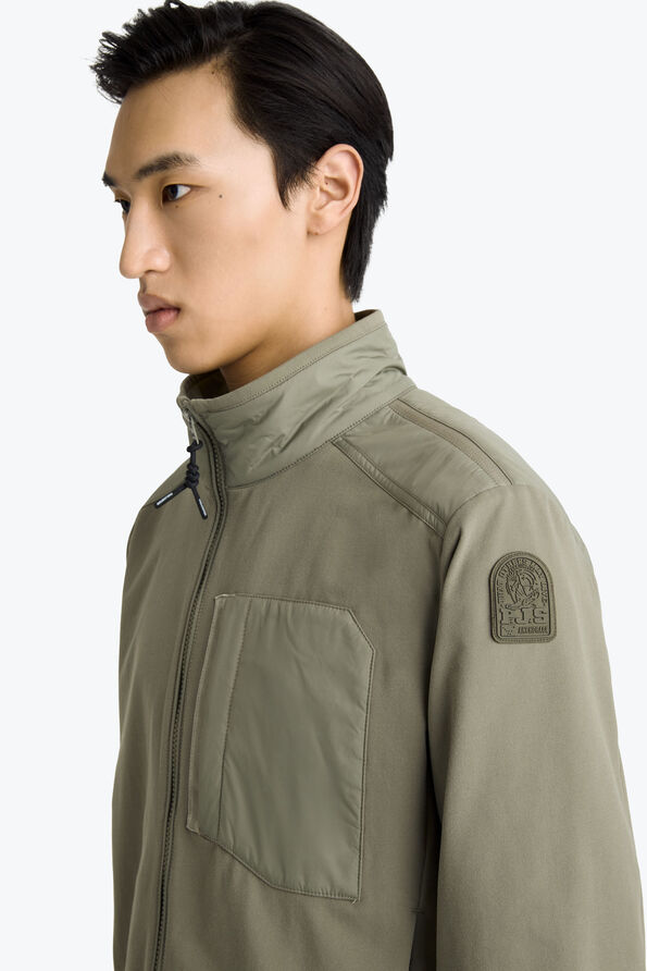 Parajumpers DOUGLAS - HYBRIDE SWEAT BLACK 26SMPMHYTV02P400541