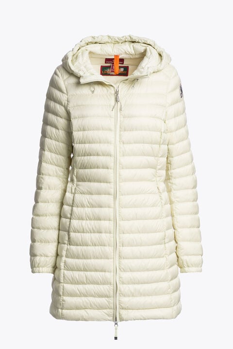 Parajumpers MEREDITH - HOODED DOWN JACKET MOSSY CHALK 26SMPWPUSL32P530277