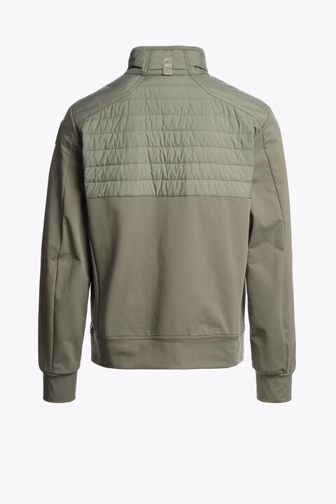 Parajumpers DOUGLAS - HYBRID SWEAT ASHEN SAGE 26SMPMHYTV02P400274