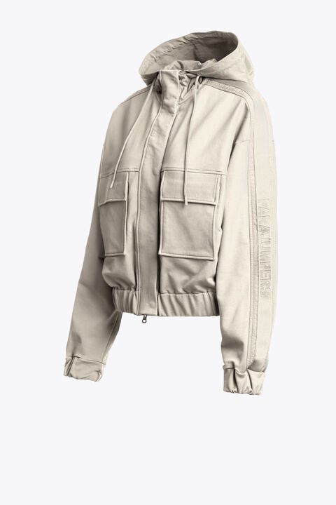 Parajumpers SALVAGE - HOODED FLEECE FADED SAND 26SMPWFLBG32P840287