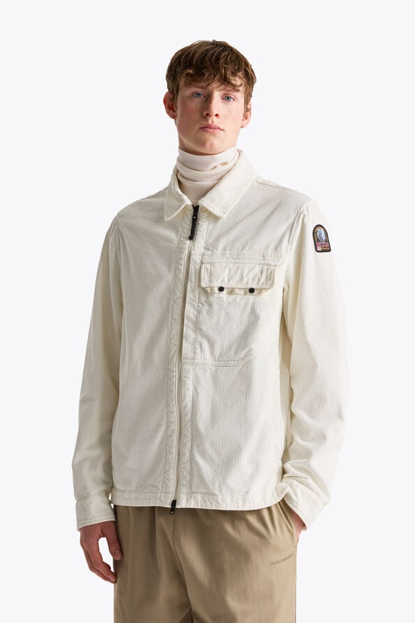 Parajumpers GALROSS - CORDUROY OVERSHIRT NINE IRON 26WMPMOSCU01P260765