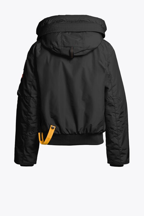 Parajumpers GOBI - HOODED BOMBER BLACK 26WMPWJKMA31P510541