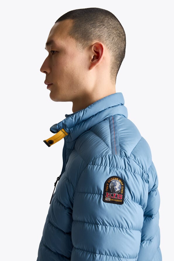 Parajumpers UGO - SHORT DOWN JACKET SKY STEEL 26WMPMPUSL04P090138