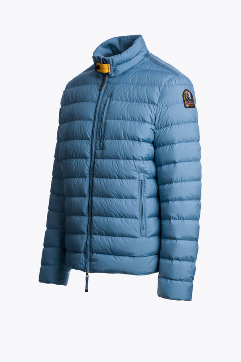 Parajumpers UGO - SHORT DOWN JACKET SKY STEEL 26WMPMPUSL04P090138