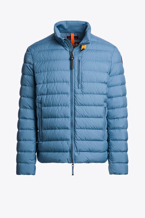 Parajumpers UGO - SHORT DOWN JACKET SKY STEEL 26WMPMPUSL04P090138