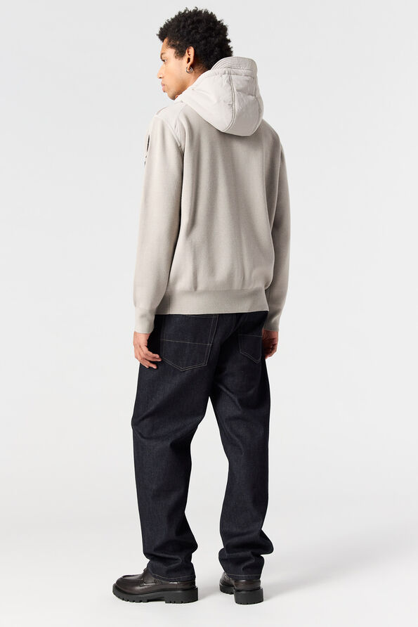 Parajumpers NEW DOMINIC - CREWNECK SWEATER CHATEAU GREY 25WMPMKNRK06P450110