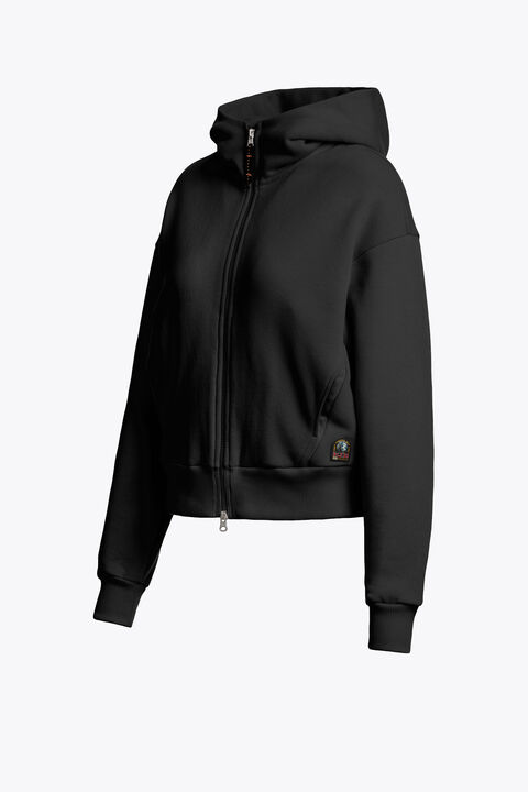 Parajumpers VREDA - SWEATSHIRT &Agrave; CAPUCHE BLACK 26WMPWFLFJ32P650541