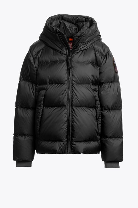 Parajumpers TYRIK - HOODED JACKET BLACK 26WMPBPUEN62PBB0541