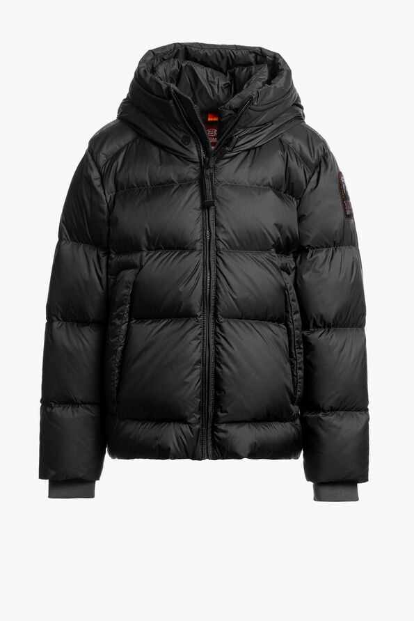 Parajumpers TYRIK - HOODED JACKET BLACK 26WMPBPUEN62PBB0541