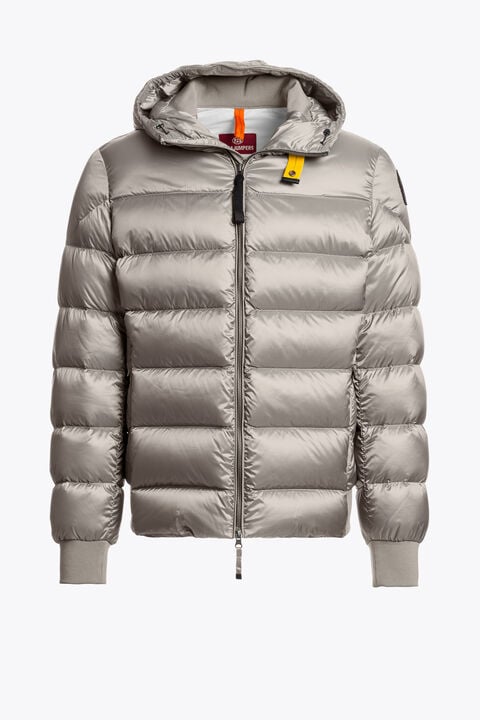 Parajumpers PHARRELL - HOODED BOMBER MID GREY 26WMPMPUSX13P070137