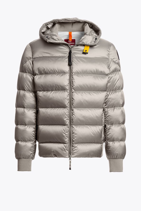 Parajumpers PHARRELL - HOODED BOMBER MID GREY 26WMPMPUSX13P070137