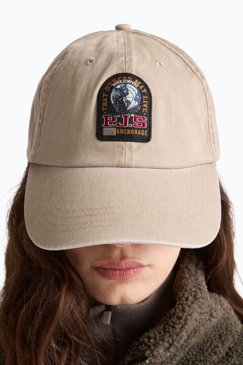 Parajumpers LEOD - BASEBALL CAP BLACK 26WMPABCHA02PAG0541