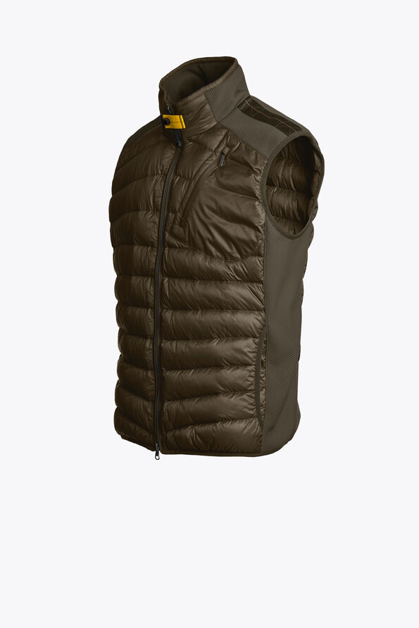 Parajumpers ZAVIER - HYBRID VEST DEEP MOSS 25WMPMHYWU03P330117