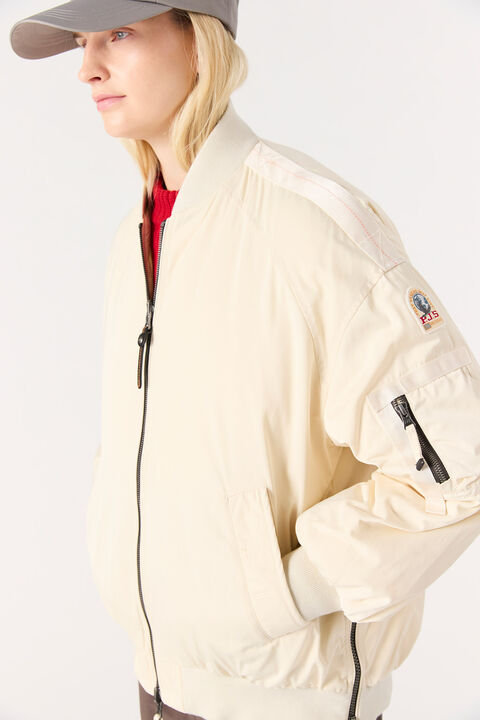 Parajumpers BOMB - REVERSIBLE BOMBER MOONBEAM 25WMPWJKIN32P960775