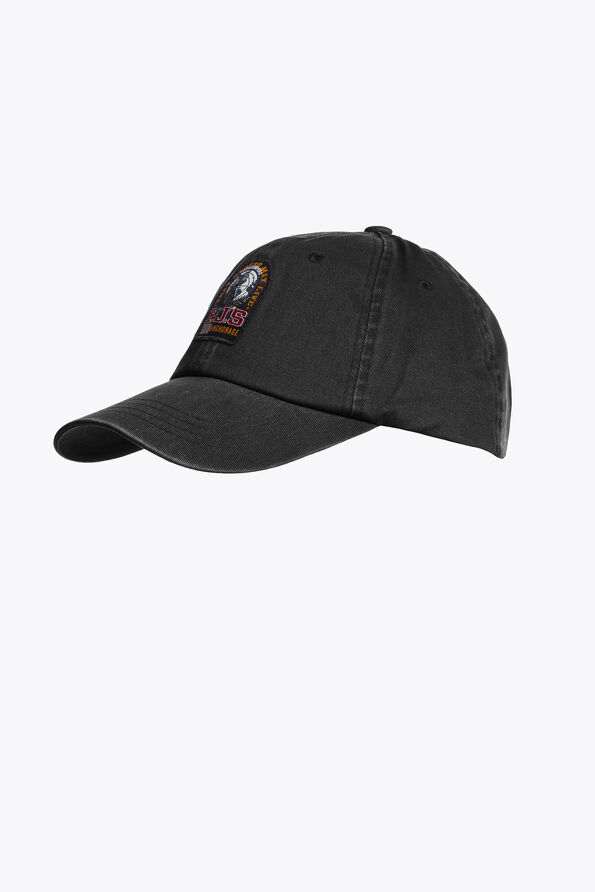 Parajumpers LEOD - BASEBALL CAP BLACK 26WMPABCHA02PAG0541