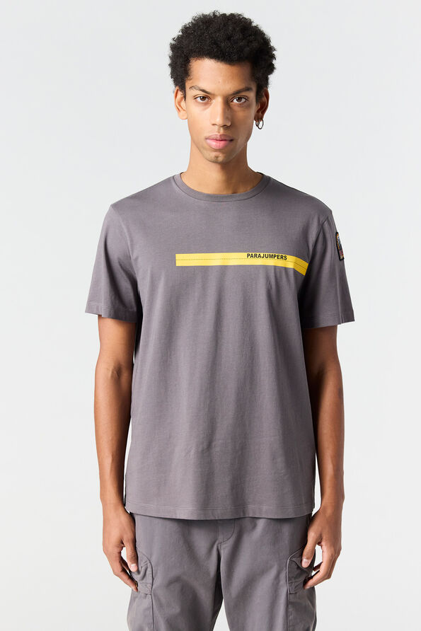 Parajumpers TAPE - T-SHIRT PEWTER 25WMPMTSIT01P650735