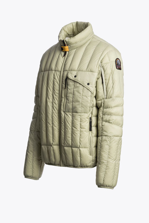 Parajumpers KUON - SHORT PUFFER ASPARAGUS 26SMPMPUIP01P240342