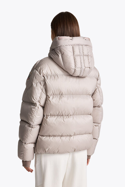 Parajumpers TILLY - HOODED DOWN JACKET MID GREY 26WMPWPUHY32P570137