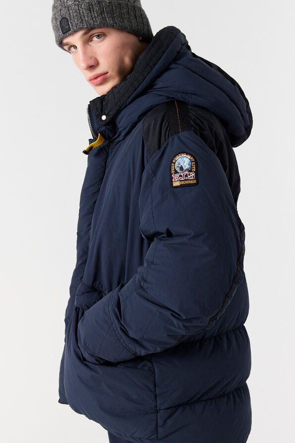 Parajumpers PERCIVAL - HOODED DOWN JACKET BLUE NAVY 25WMPMPURL03P200316