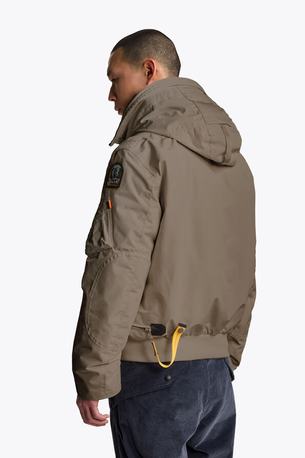 Parajumpers GOBI - HOODED BOMBER SLATE MUD 26WMPMJKMA01P010128
