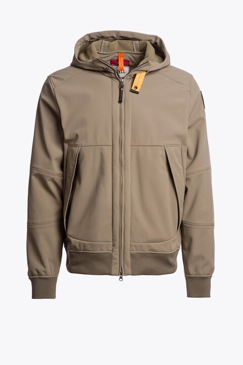 Parajumpers ABNER - WINDBREAKER JACKET SLATE MUD 26WMPMJKEE01P120128