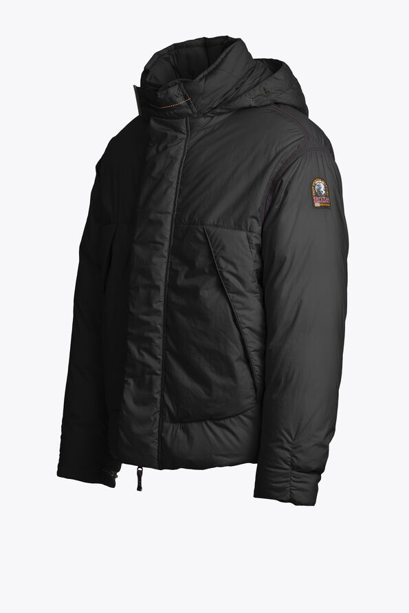 Parajumpers BLACKBURN - HOODED JACKET BLACK  -  PHANTOM 25WMPMJKNA01P07B053