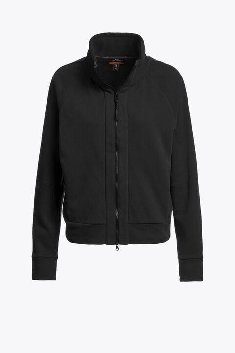 Parajumpers VALAMARA - FULL-ZIP FLEECE BLACK 26WMPWFLTZ34P880541