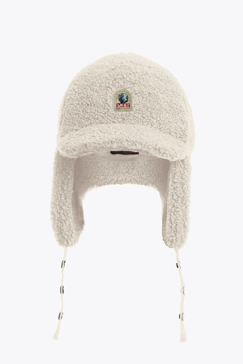 Parajumpers POWER - CURLY FLEECE JOCKEY HAT MOONBEAM 25WMPAHAHA41PAN0775