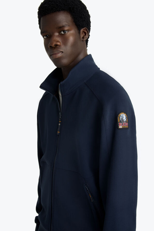 Parajumpers SPIKE - FULL-ZIP SWEAT BLUE NAVY 26SMPMFLRH02P200316