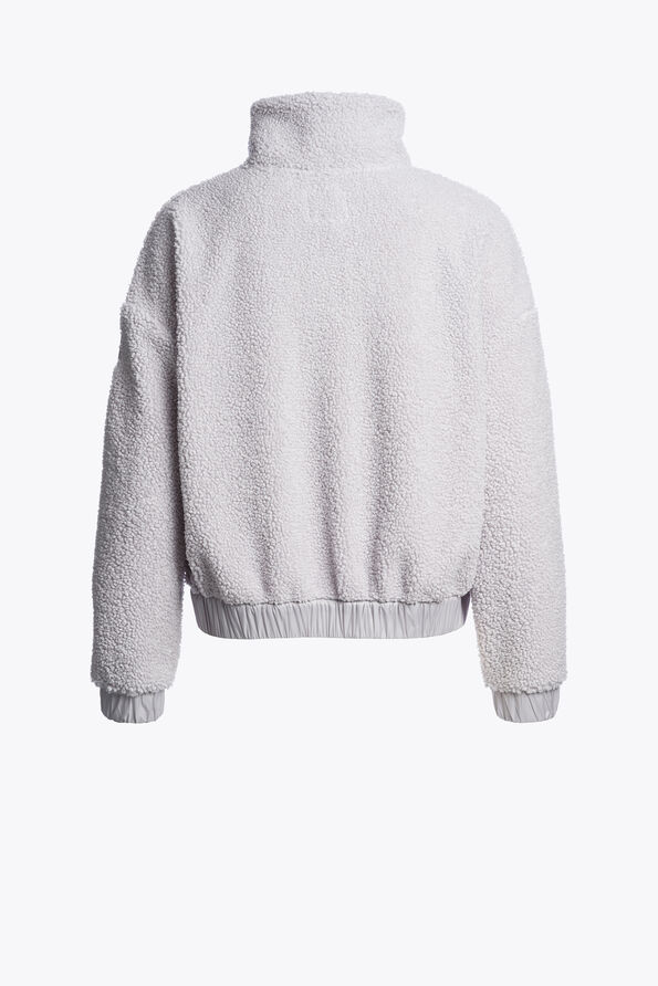 Parajumpers SORI - FULL-ZIP SWEAT PEARL GREY 25WMPWFLPF32PC10118