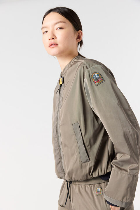 Parajumpers FUWA - FULL-ZIP JACKET OLIVE GREY 25WMPWJKEZ31P970103