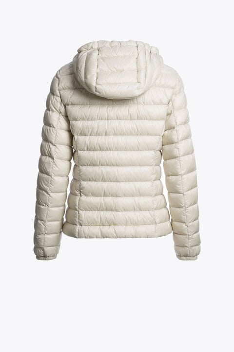 Parajumpers GENIE - HOODED DOWN JACKET CHALK WHITE 26WMPWPUSL33P610131