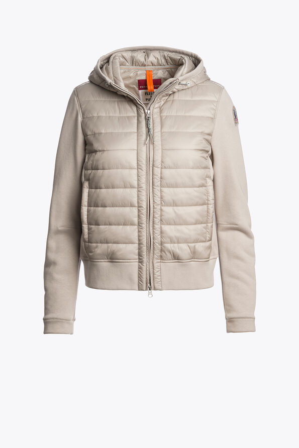 Parajumpers FORTUNE - HYBRID FLEECE CHATEAU GREY 25WMPWHYFP35P840110