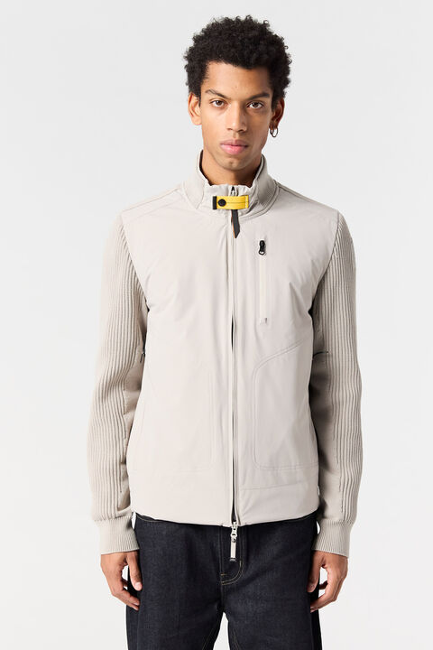 Parajumpers ZORBA - FULL-ZIP CARDIGAN CHATEAU GREY 25WMPMHYKT02P360110