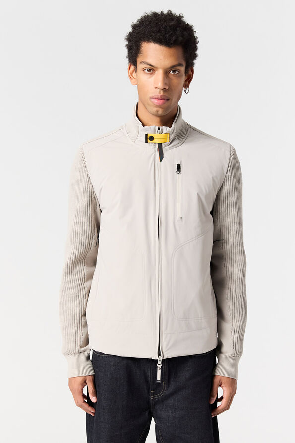 Parajumpers ZORBA - FULL-ZIP CARDIGAN CHATEAU GREY 25WMPMHYKT02P360110