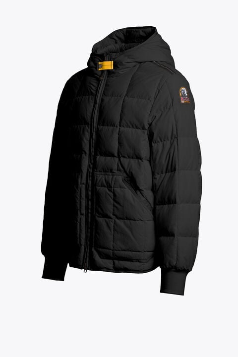 Parajumpers NIPAWIN - HOODED JACKET BLACK 26WMPMPUQD03P330541