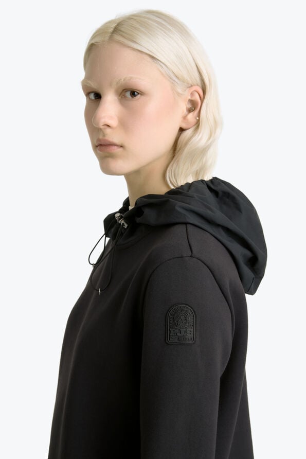 Parajumpers EDITA - HOODED SWEATSHIRT BLACK 26SMPWFLTZ31P790541