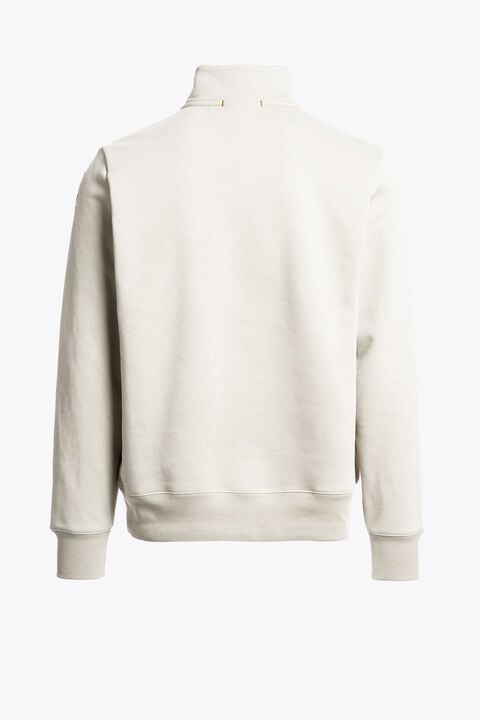Parajumpers BROAD PEAK - 하프 집 플리스 WARM IVORY 26WMPMFLEY20P160132