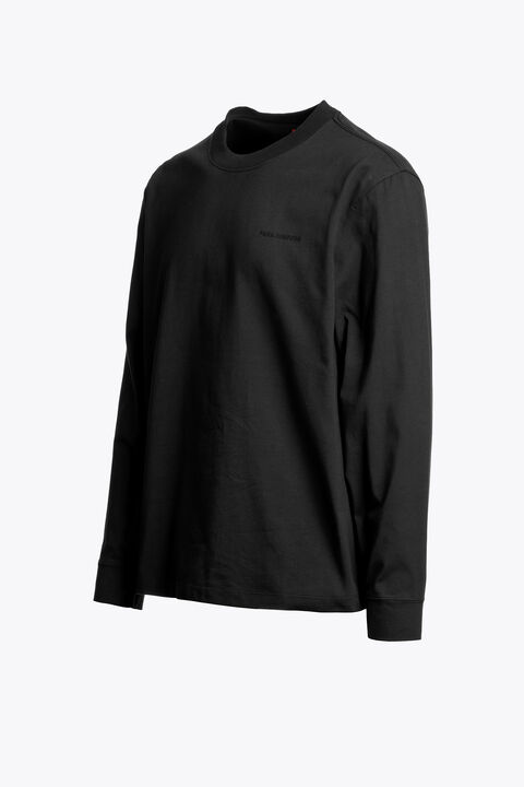 Parajumpers ROYAL - LANGARM-T-SHIRT BLACK 26WMPMTSJC03P150541