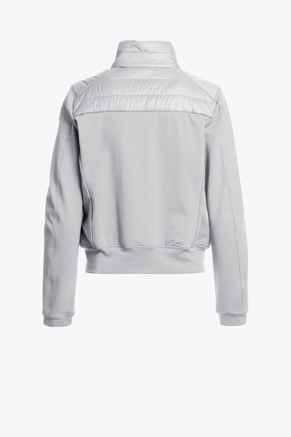 Parajumpers ROSY - HYBRID SWEAT MIST WHITE 26SMPWHYFP32P550677