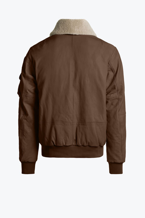 parajumpers josh leather jacket