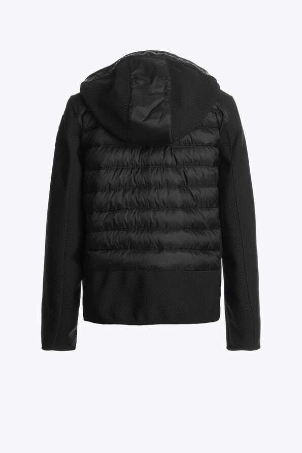 Parajumpers NOLAN - HYBRID JACKET BLACK 26SMPBHYWU62PBD0541