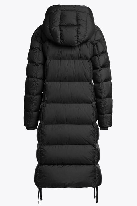 Parajumpers PANDA - LONG DOWN JACKET BLACK 26WMPWPUEL31P560541