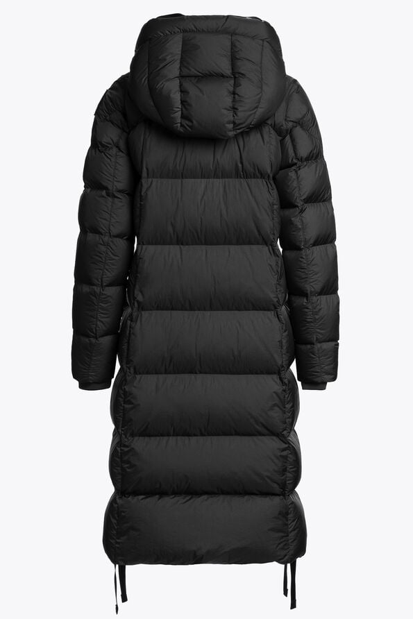 Parajumpers PANDA - LONG DOWN JACKET BLACK 26WMPWPUEL31P560541