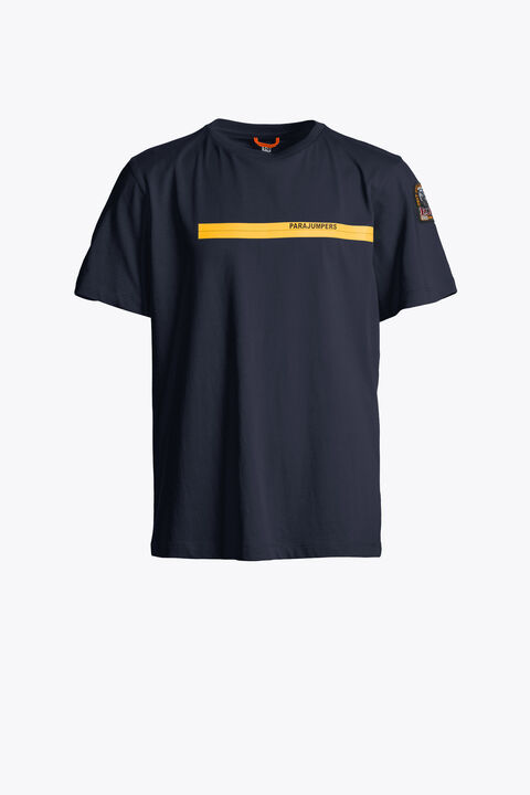 Parajumpers TAPE - T-SHIRT BLUE NAVY 25SMPBTSIT61PBI0316
