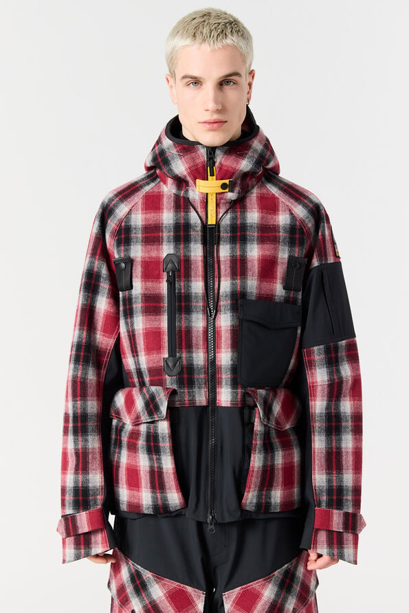 Parajumpers AMAK - SKI JACKET RED - BLACK - GREY - WHITE 25WMPMJKWG02P10M006