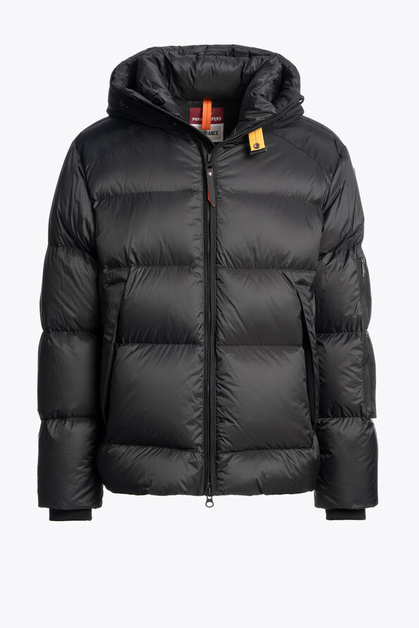 Parajumpers TYRIK - HOODED JACKET BLACK 25WMPMPUEN02P180541